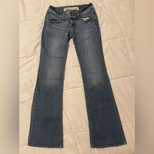 Charlotte Russe 4L Low Rise Flare Jeans